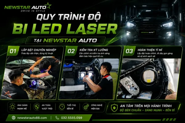 Quy trình độ Bi LED Laser tại NewStar Auto
