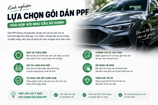 dán ppf ô tô